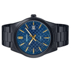 Reloj Casio MTP-VD03B-2A Negro Acero Inoxidable Esfera Azul 50M