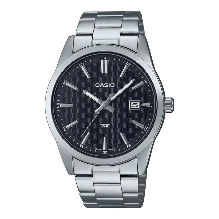 Reloj Casio MTP-VD03D-1A Negro Acero Water Resistant
