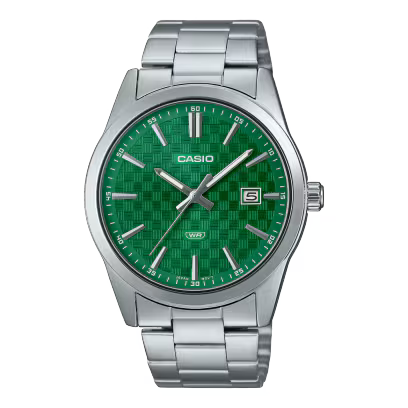 Reloj Casio MTP-VD03D-3A1 Verde Acero 50M