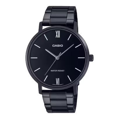 Reloj Casio MTP-VT01B-1B Negro Ionizado