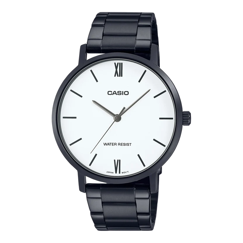 Reloj Casio MTP-VT01B-7BU Negro Acero Inoxidable