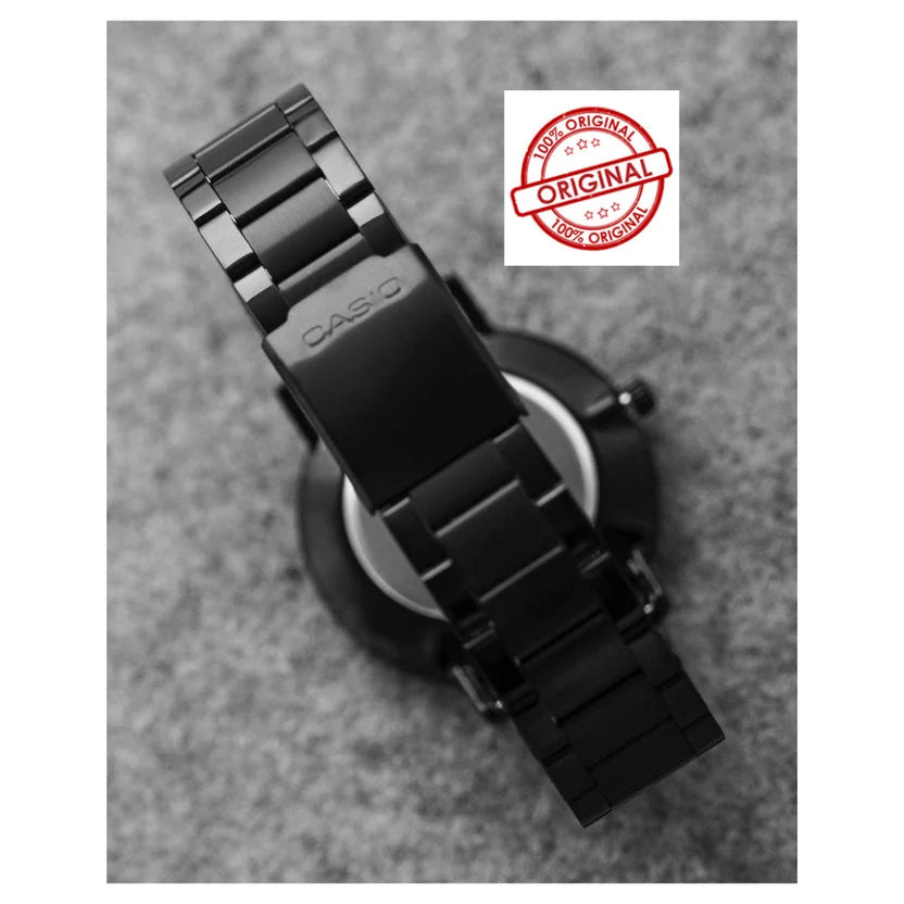 Reloj Casio MTP-VT01B-7BU Negro Acero Inoxidable