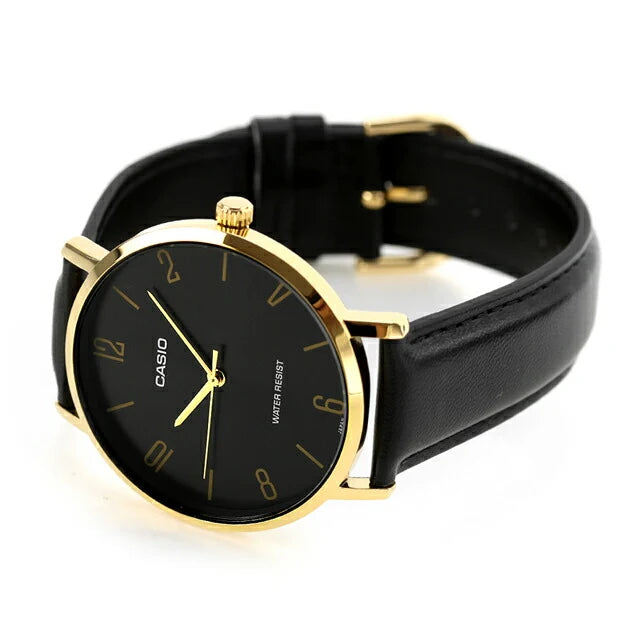 Reloj Casio MTP-VT01GL-1B2UDF Dorado Cuero Minimalista