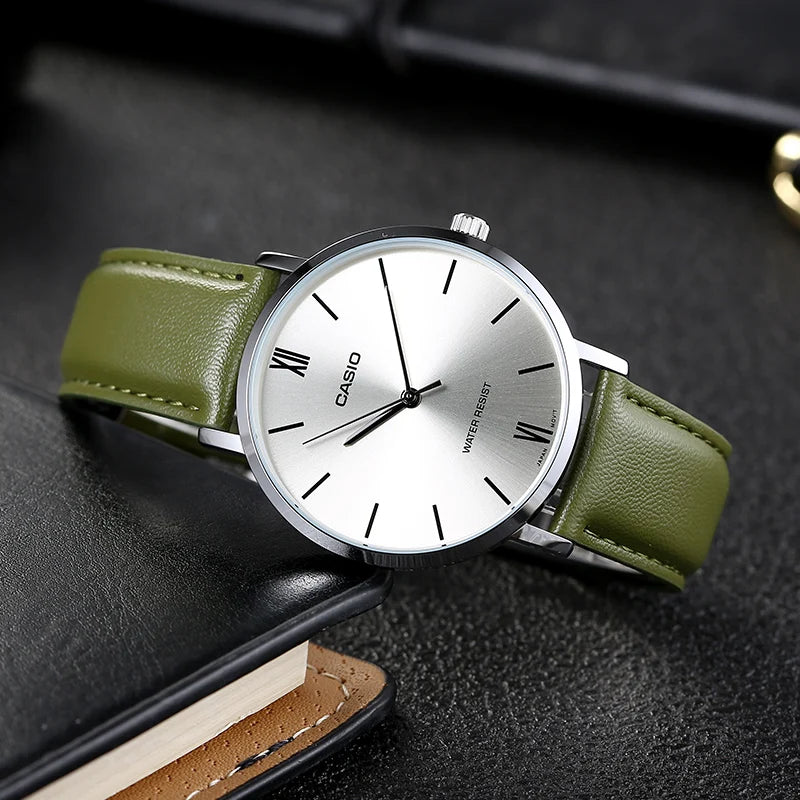 Reloj Casio MTP-VT01L-3BUDF Cuero Cristal Mineral