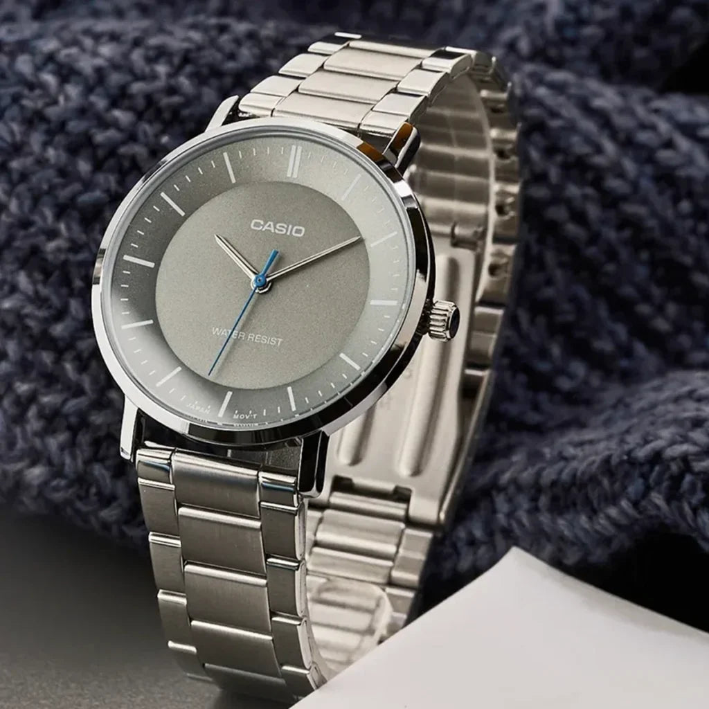 Reloj Casio MTP-VT04D-8E Acero Inoxidable Gris
