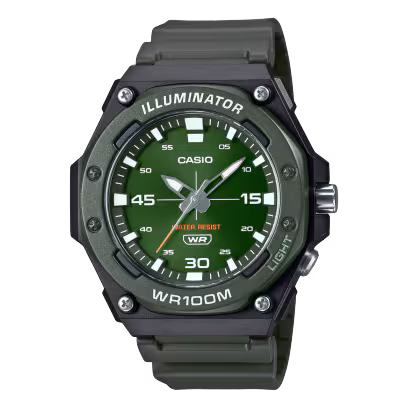 Reloj Casio MW-620H-3AV Verde Resina 100M