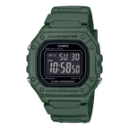 Reloj Casio W-218H-3BV Verde Militar Digital 50M