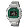 Reloj Casio W-218HD-3AV Verde Acero 50M