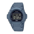 Reloj Casio W-219HC-2BV Digital Azul Resina Deportivo 50M