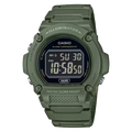 Reloj Casio W-219HC-3BVDF Verde Digital 50M Batería 7 Años