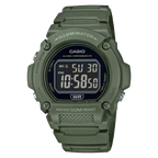 Reloj Casio W-219HC-3BVDF Verde Digital 50M Batería 7 Años