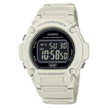 Reloj Casio W-219HC-8BVDF Blanco Digital 50M Batería 7 Años