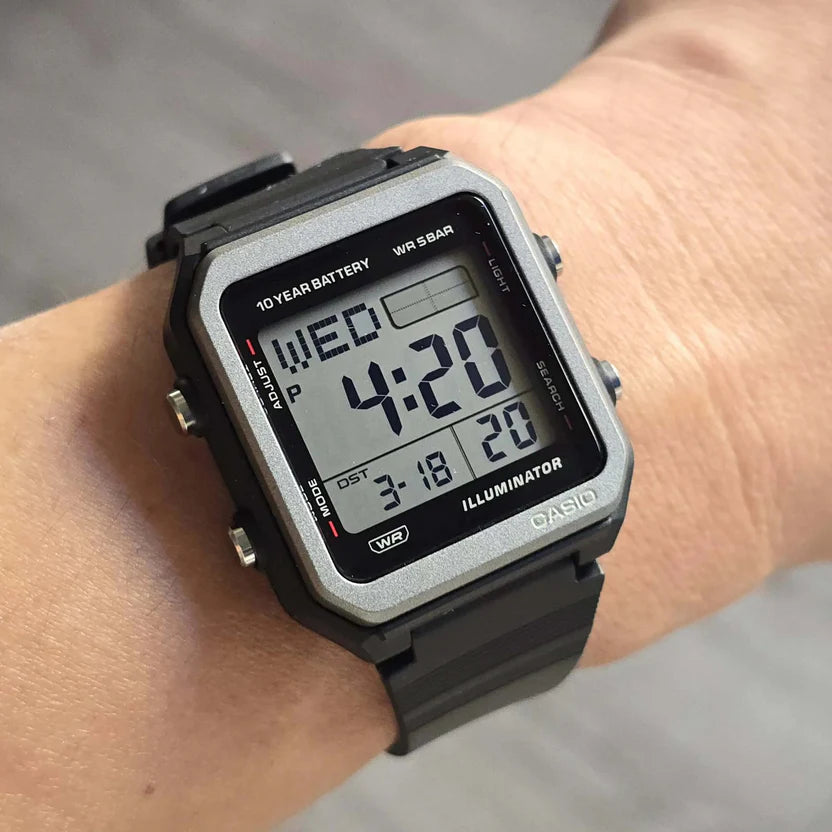 Reloj Casio W-221H-1AVDF Negro Resina 50M
