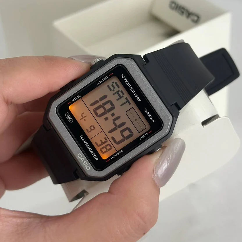 Reloj Casio W-221H-1AVDF Negro Resina 50M