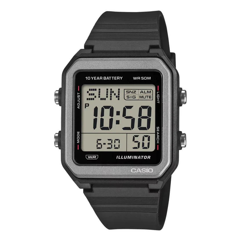 Reloj Casio W-221H-1AVDF Negro Resina 50M