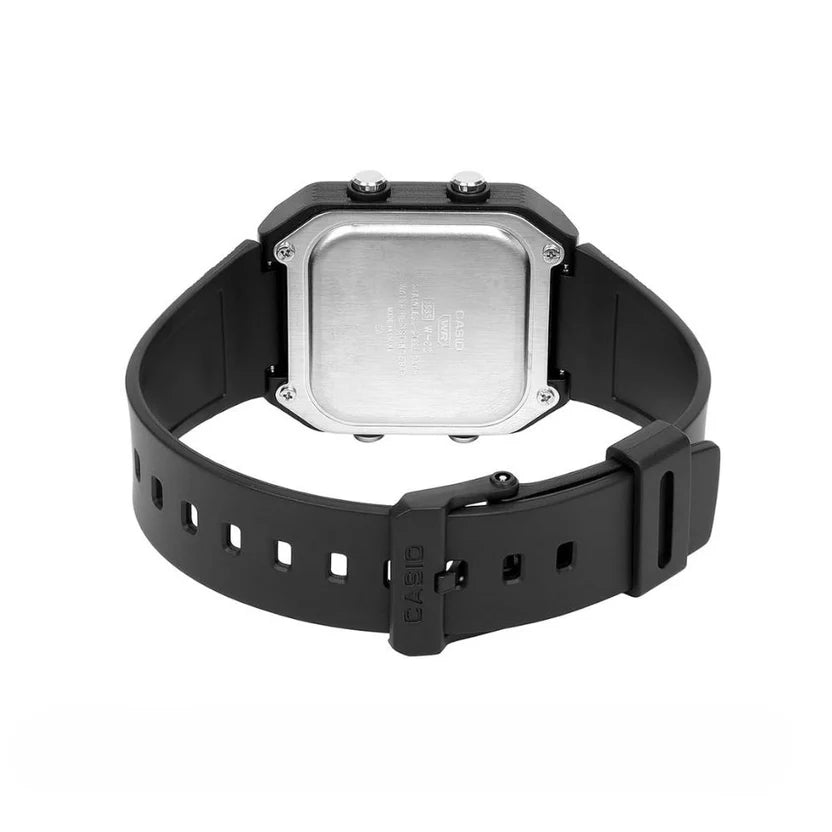 Reloj Casio W-221H-1BVDF Negro Resina 50M