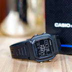 Reloj Casio W-800H-1BVDF Negro Resina 100M