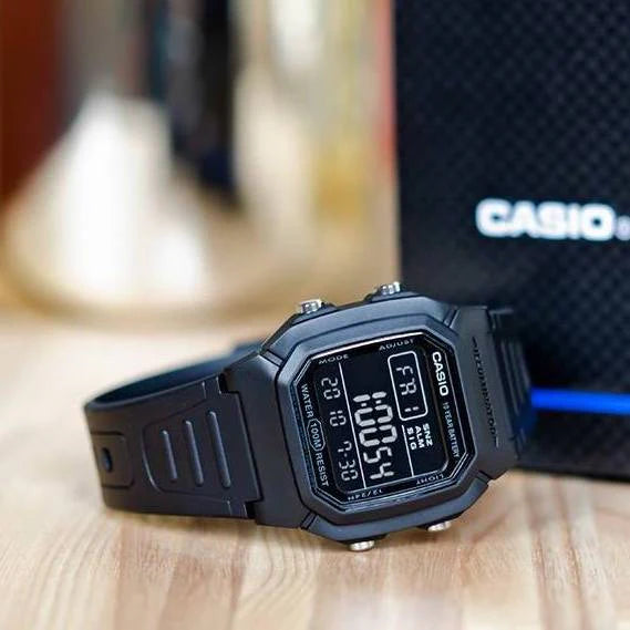 Reloj Casio W-800H-1BVDF Negro Resina 100M