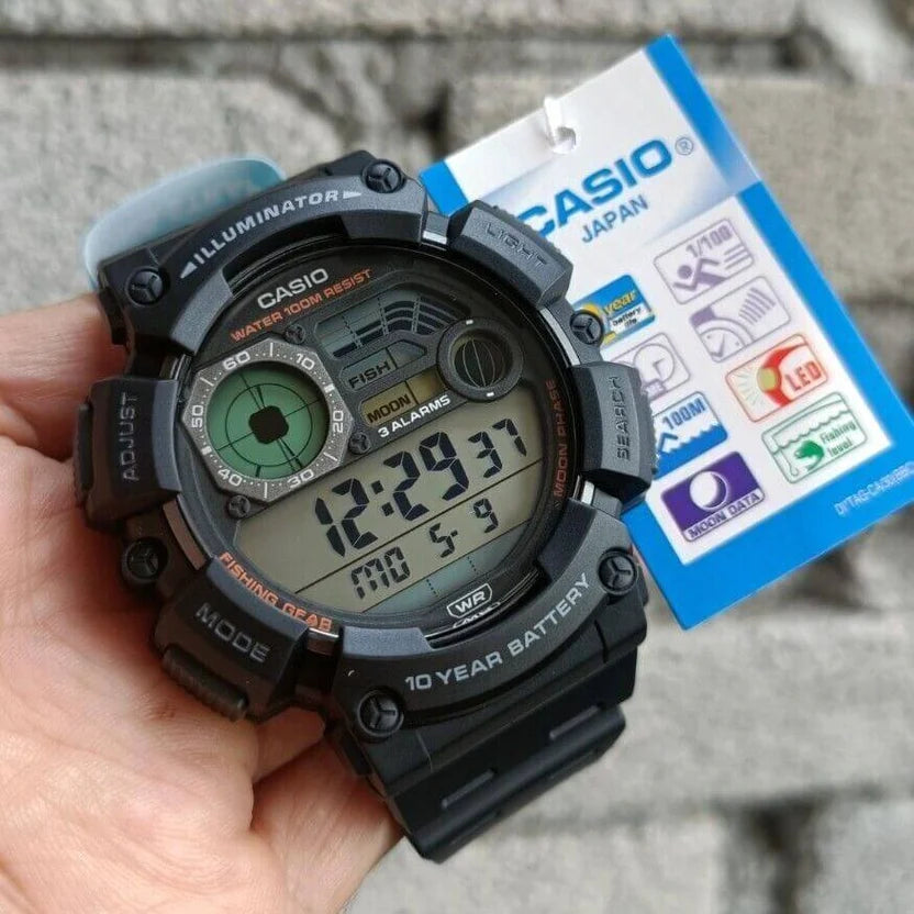 Reloj Casio WS-1500H-1AVDF Negro Digital Pesca 100M