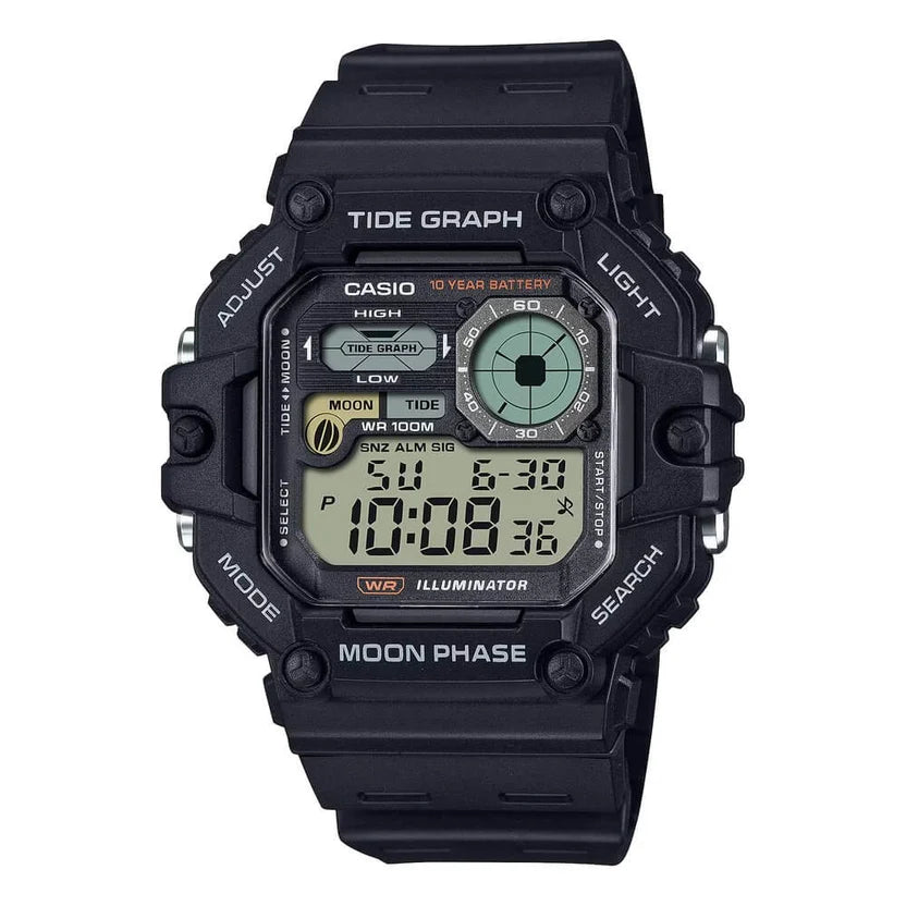 Reloj Casio WS-1700H-1AVDF Negro Digital Mareas 100M