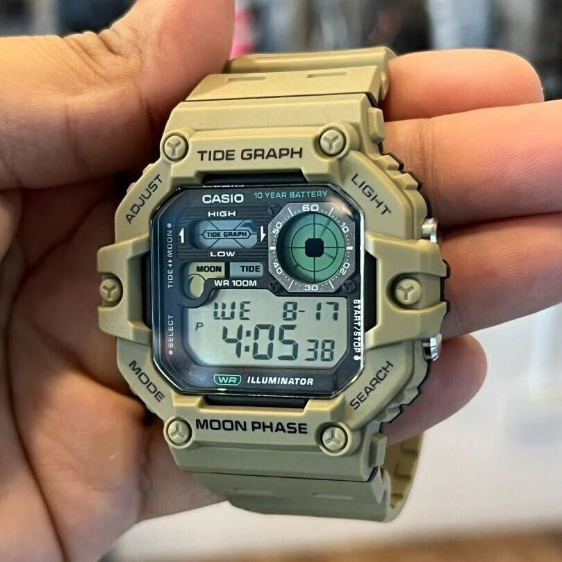 Reloj Casio WS-1700H-5A Digital Marrón Deportivo Resina 100M
