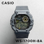 Reloj Casio WS-1700H-8AVDF Digital Gris Deportivo Resina 100M