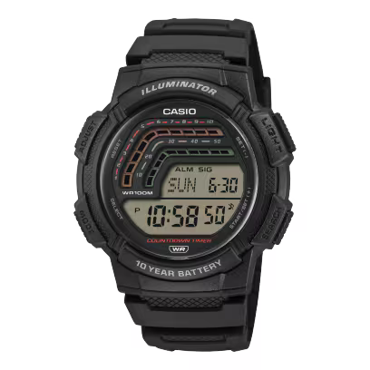 Reloj Casio WS-1800-1AV Negro Digital 100M