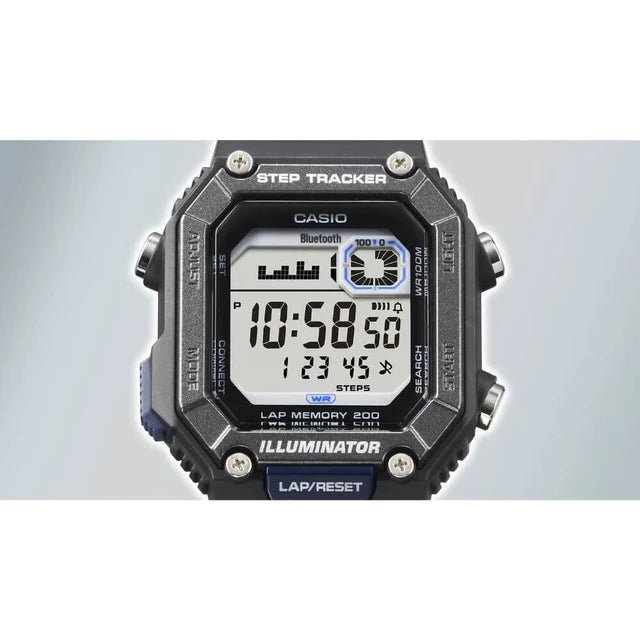Reloj Casio WS-B1000-1AVDF Bluetooth Contador de Pasos 100M