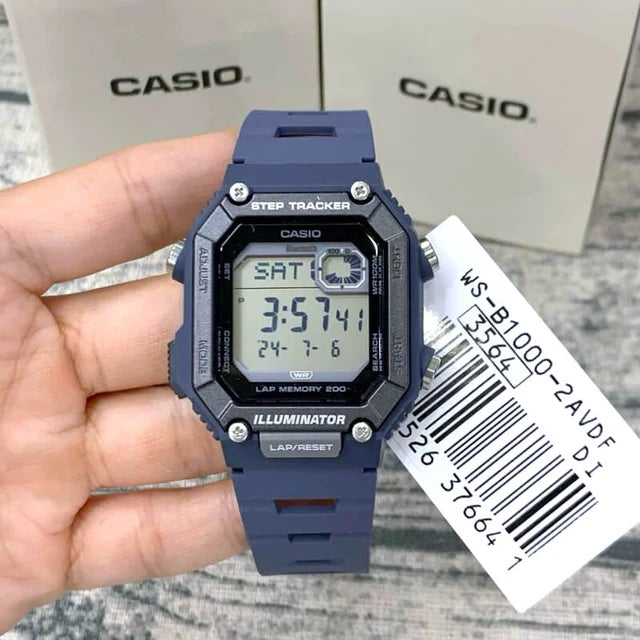 Reloj Casio WS-B1000-2AVDF Bluetooth Contador de Pasos 100M