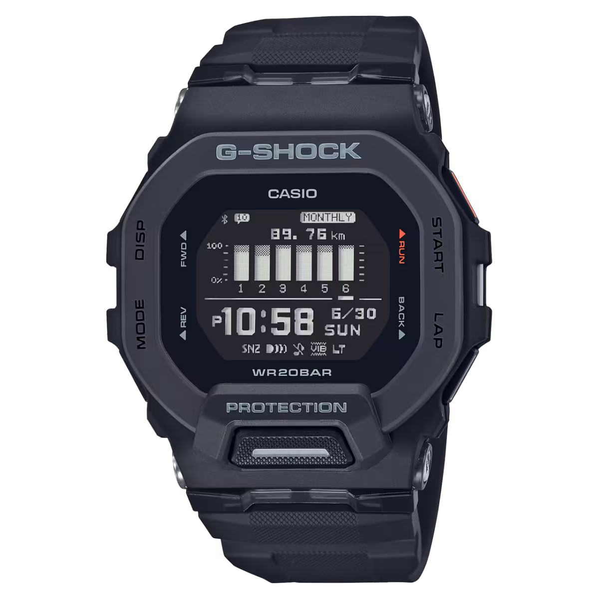 Reloj G-SHOCK GBD-200-1DR Negro Resina 200M