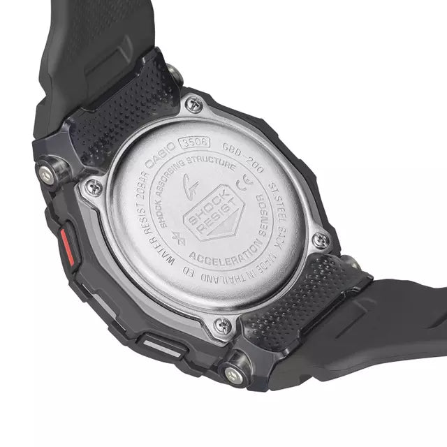 Reloj G-SHOCK GBD-200-1DR Negro Resina 200M